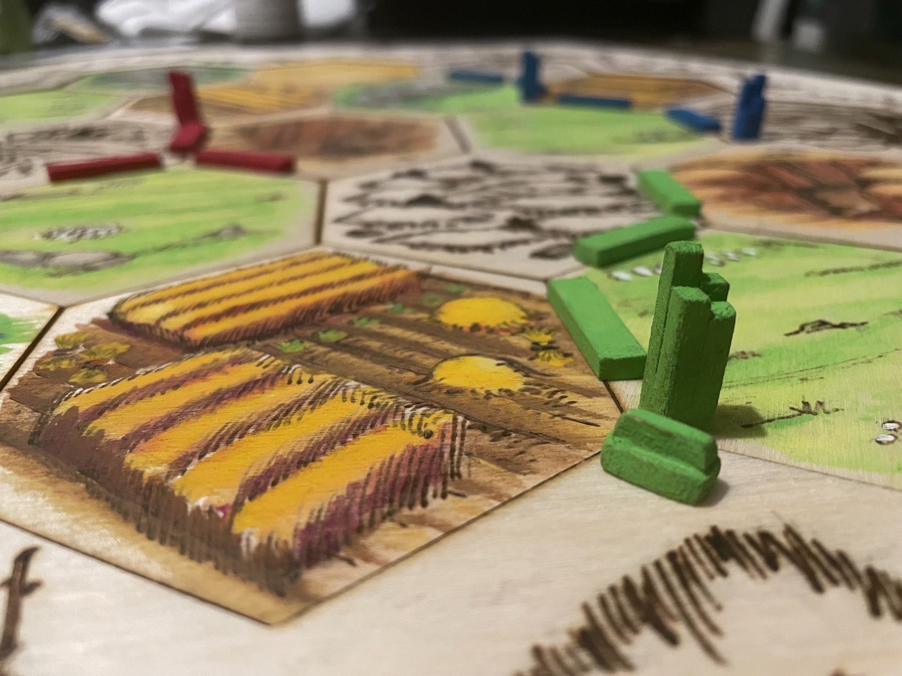Catan Board detail