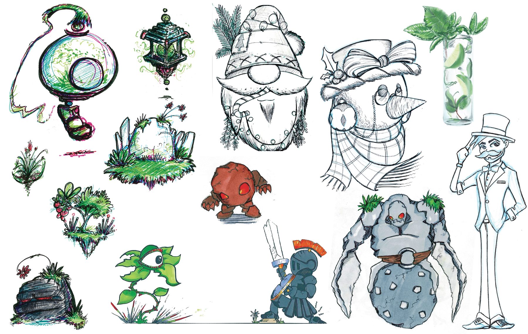 Sketchbook page 13